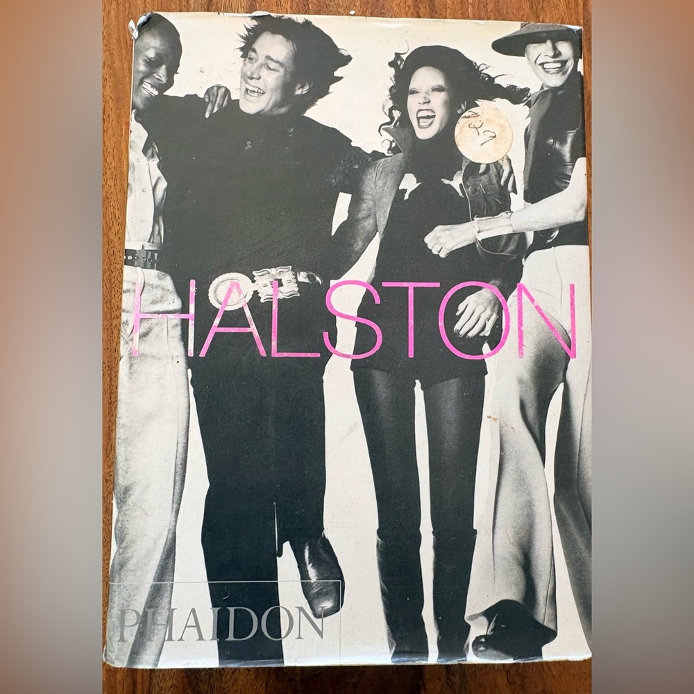 Halston hardcover Book 2001 Phaidon Press First Edition Mears, Bluttal